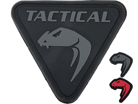 Viper Tactical Snake Head Rubber Moral Patch (Type: Venom Red)