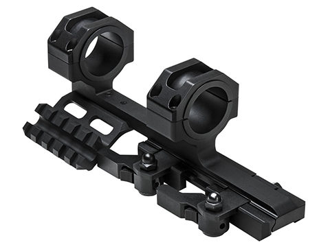 VISM by NcSTAR 30mm Cantilever SPR Quick Release Modular Scope Mount w/ Rails