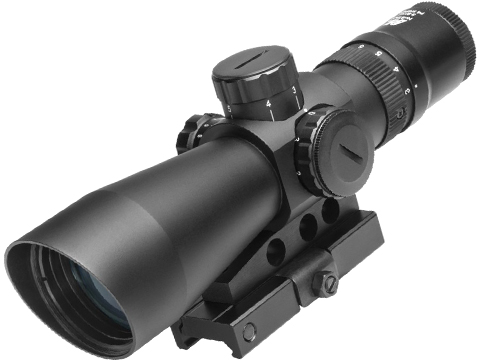 NcStar 3-9X42 Mark III Series Tactical Gen II Variable Magnification Blue / Green Scope (Reticle: Mil Dot)