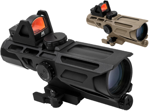 VISM by NcStar Ultimate Sighting System Gen3 3-9x40 Red & Blue Illuminated Variable Scope w/ Red Micro Dot Sight 