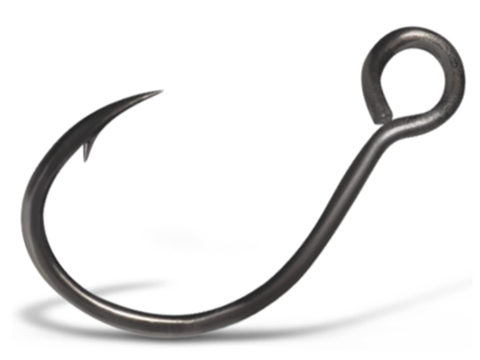 VMC Inline Single 1X Coastal Black Saltwater Fishing Hook 