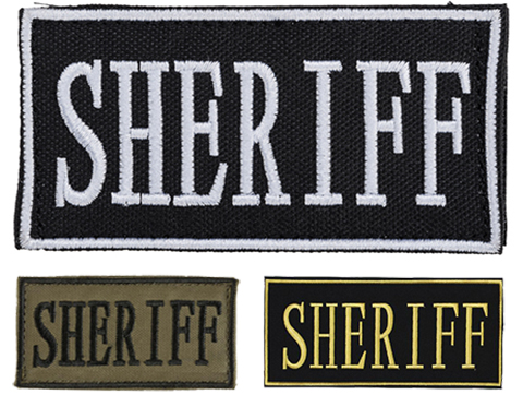 Voodoo Tactical Sheriff Embroidered Hook and Loop Morale Patch 