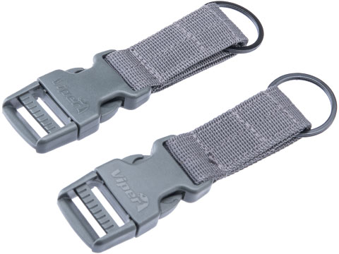 Viper VX Buckle Up Clip Set (Color: Titanium)