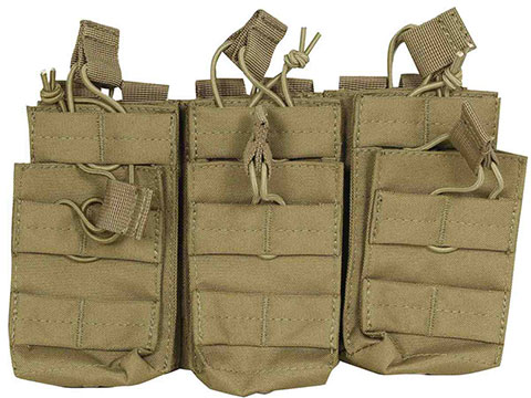 Viper Tactical Open Top Triple Duo Magazine Pouch (Color: Coyote Brown)