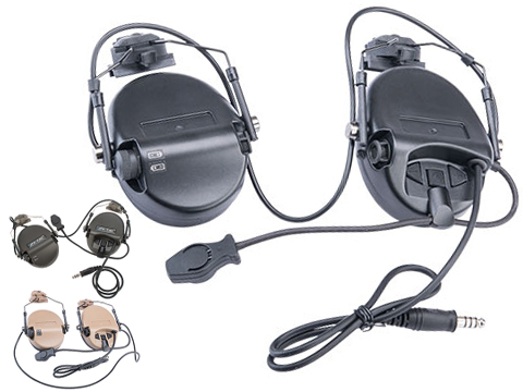 Element Z034 Tactical Communications Headset w/ Noise Cancelling System for FAST Helmets 