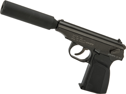 Baikal Licensed PMM Gas Blowback Pistol w/ Mock Suppressor by WE-Tech