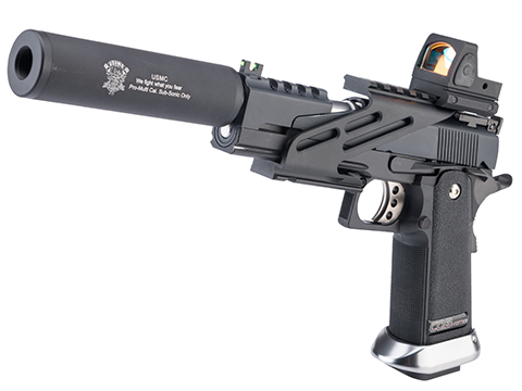 WE-Tech CQB Master Alpha Hi-CAPA Gas Blowback Pistol w/ Two Mags (Package: Pistol Only)