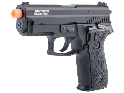Swiss Arms Licensed 229 Airsoft Gas Blowback GBB Pistol (Version: Railed)