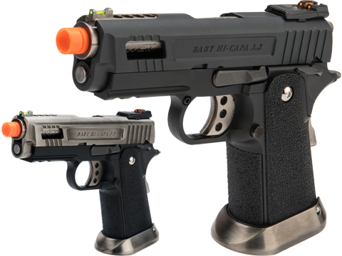 WE-Tech Hi-Capa 3.8 Velociraptor Gas Blowback Pistol (Color: Black / Full-Auto)