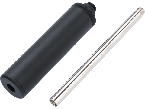 WE Tight Bore Inner Barrel w/ Mock Silencer for Russian PMM GBB Pistols (110mm)