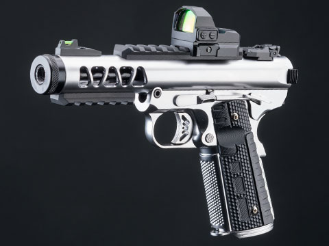 WE-Tech Galaxy 1911 Gas Blowback Airsoft Pistol (Color: Silver Slide / Silver Frame / Type B Slide)