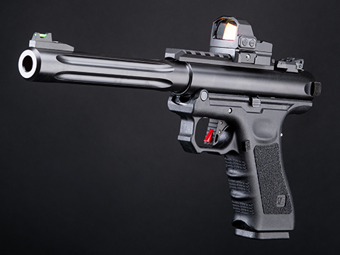 WE-Tech Galaxy Select-Fire Gas Blowback Airsoft Pistol (Color: Black / Premium Long Barrel / Gun Only)