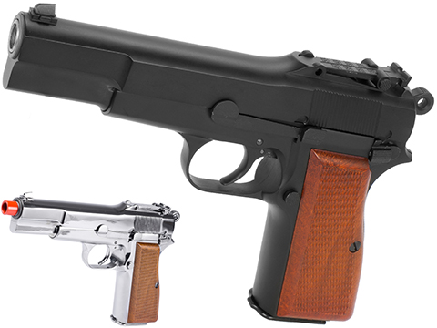 WE-Tech P35 Hi-Power Gas Blowback Airsoft Pistol 