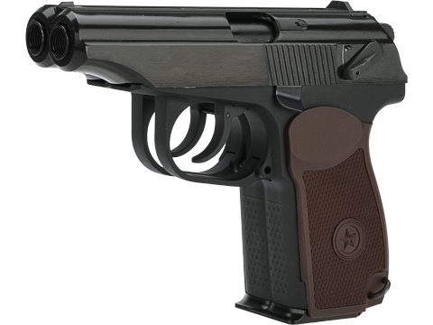 WE-Tech Double Barrel Russian PM Full Metal Gas Blowback Airsoft Pistol