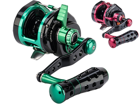 Jigging Master VIP Limited Edition Wiki Violent Slow Lever Wind Fishing Reel  w/ Automatic Line Guide (Model: 2000XH / Right Hand / Titanium-Purple),  MORE, Fishing, Reels -  Airsoft Superstore