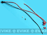 G&P Wiring Switch Assembly For Ver.II series Airosft AEG - Crane Stock / Rear Wiring / Standard Deans