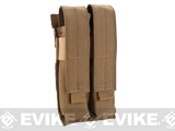Matrix Airsoft SMG Double Magazine MOLLE Pouch (Color: Coyote Brown)