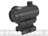 Evike.com X1 Compact Reflex Red & Green Dot Sight with Riser - Black