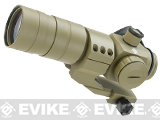 Evike Extreme 1.5x30 Red Dot Sight Scope System w/ Magnifier (Color: Desert)