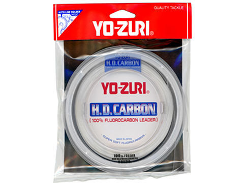 Yo-Zuri HD Carbon 100% Fluorocarbon Leader (Test: 60 Pound / 30 Yard Clear)