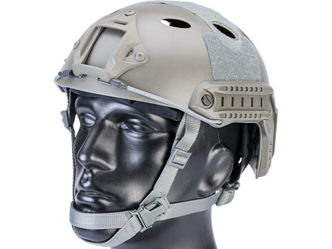 6mmProShop Advanced PJ Type Tactical Airsoft Bump Helmet (Color: Foliage Green / Large - Extra-Large)