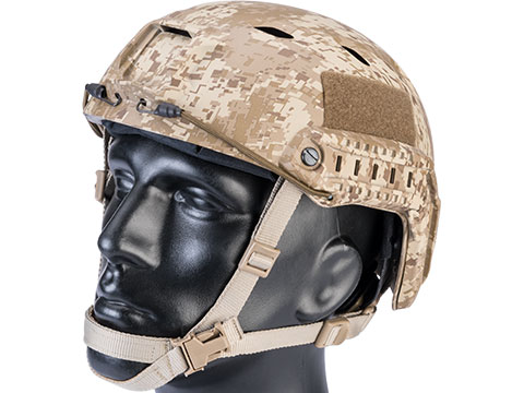 6mmProShop Advanced Base Jump Type Tactical Airsoft Bump Helmet (Color: Digital Desert / Medium - Large)