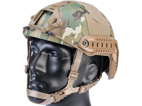 6mmProShop Advanced High Cut  Ballistic Type Tactical Airsoft Bump Helmet (Color: Multicam / Medium - Large)