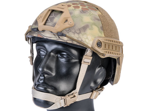 6mmProShop Advanced High Cut Ballistic Type Tactical Airsoft Bump Helmet (Color: Kryptek Mandrake / Medium - Large)