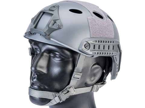 6mmProShop Advanced PJ Type Tactical Airsoft Bump Helmet (Color: Wolf Grey / Medium - Large)
