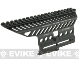 Zenimei CNC Aluminum B-13 Side Rail Mount Base for AK Series AEG / GBB Rifles - Black