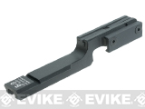 GHK Zenimei CNC Aluminum Goose Rail Extender for AK Series AEG / GBB Rifles - Black