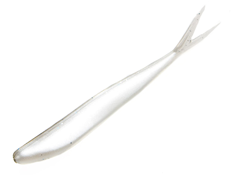 Zoom Bait Company Tiny Fluke Fishing Lure (Color: White Pearl