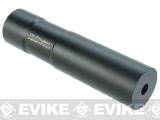Zenimei 14mm CCW Thread CNC Aluminum Mock Suppressor for Airsoft AEG / GBB Rifles - Black